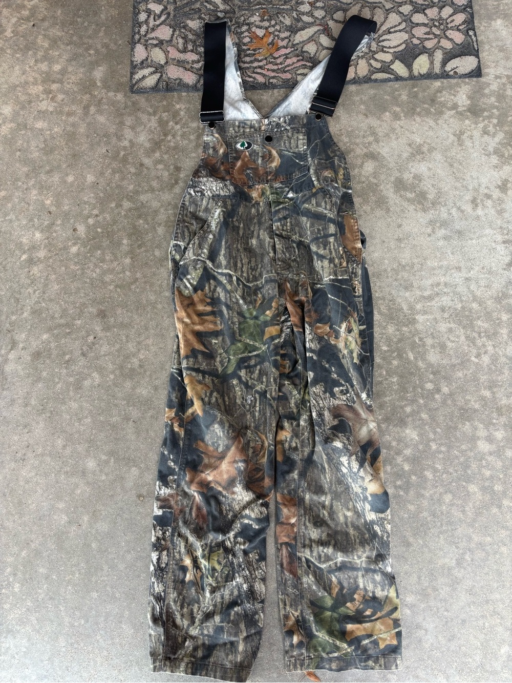Mossy Oak Camouflage Kids Bib Overalls